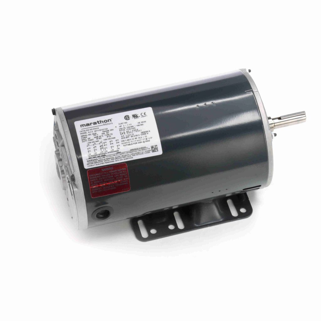 056T17D15715 - Marathon 2 HP General Purpose Motor, 3 phase, 1800