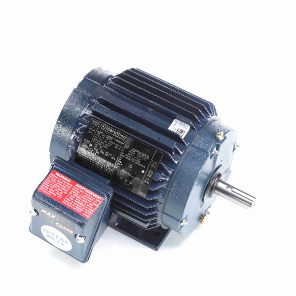 145TTTN16630 - Marathon 1.50 HP Severe Duty Motor, 3 phase, 1800 RPM, 460 V, 145T Frame, TENV - E652A