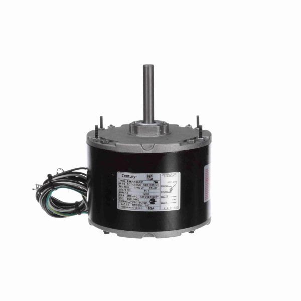 153A - Century 1/8 HP OEM Replacement Motor, 1050 RPM, 115 Volts, 48 Frame, TEAO - 153A