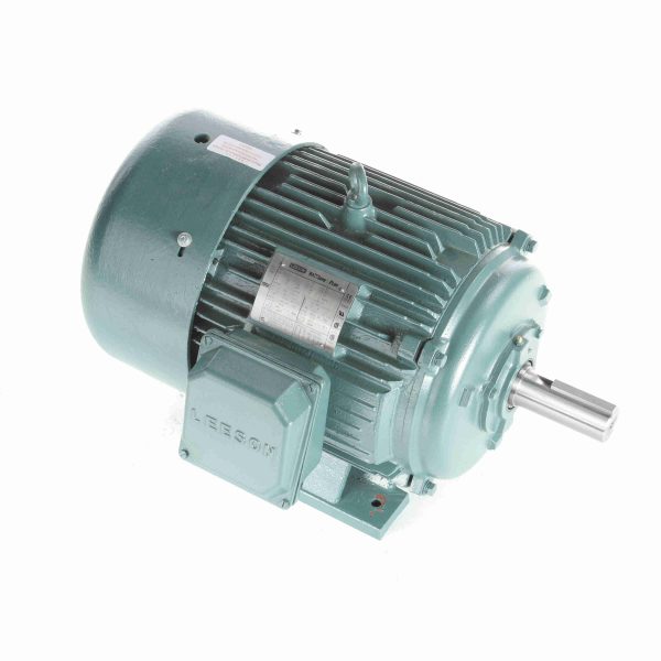 171779.60 - Leeson 25 HP Severe Duty Motor, 3 phase, 1800 RPM, 208-230/460 V, 284T Frame, TEFC - 171779.60