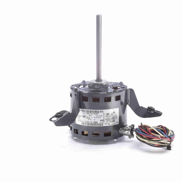 2S001 - Genteq 1/8 HP OEM Replacement Motor, 950 RPM, 3 Speed, 115 Volts, 42 Frame, OAO - 2S001